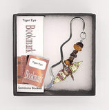 Origami Crane Bookmark with Tiger Eye