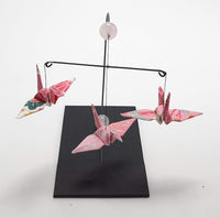 Mini Crane Mobile - Rose Quartz
