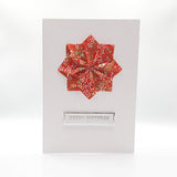 Kaleidoscope Card Red - Happy Birthday