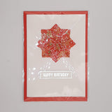 Kaleidoscope Card Red - Happy Birthday