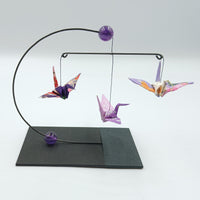 Mini Crane Mobile - Amethyst all purple