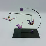 Mini Crane Mobile - Amethyst all purple