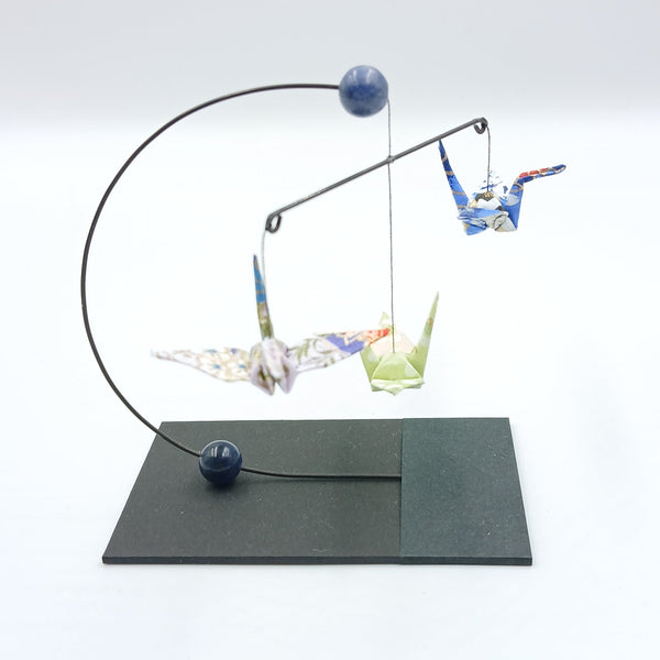 Mini Crane Mobile - Sodalite