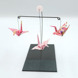 Mini Crane Mobile - Rose Quartz