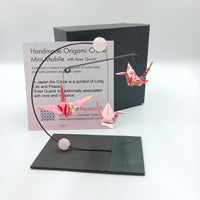 Mini Crane Mobile - Rose Quartz