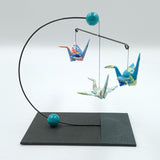 Mini Crane Mobile - Turquoise
