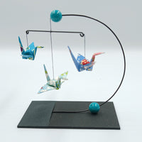 Mini Crane Mobile - Turquoise