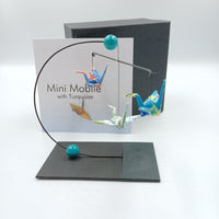 Mini Crane Mobile - Turquoise