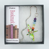 Origami Crane Bookmark with Chakra Stones