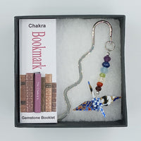 Origami Crane Bookmark with Chakra Stones