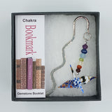 Origami Crane Bookmark with Chakra Stones