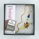 Origami Crane Bookmark with Chakra Stones