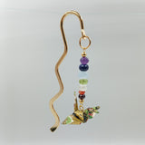 Origami Crane Bookmark with Chakra Stones