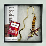 Origami Crane Bookmark with Tiger Eye