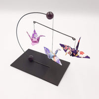 Mini Crane Mobile - Amethyst all purple