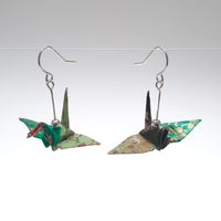 Origami Crane Earrings