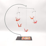 Desktop Crane Mobile - Poppy Red Floral