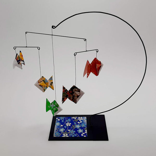 Paper Fish Mobile Desktop Origami Fish Mobile – Japanese Papercraft