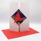 Origami Crane Card