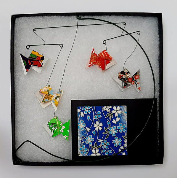Paper Fish Mobile Desktop Origami Fish Mobile – Japanese Papercraft