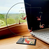 Desktop Crane Mobile - Red & Fans